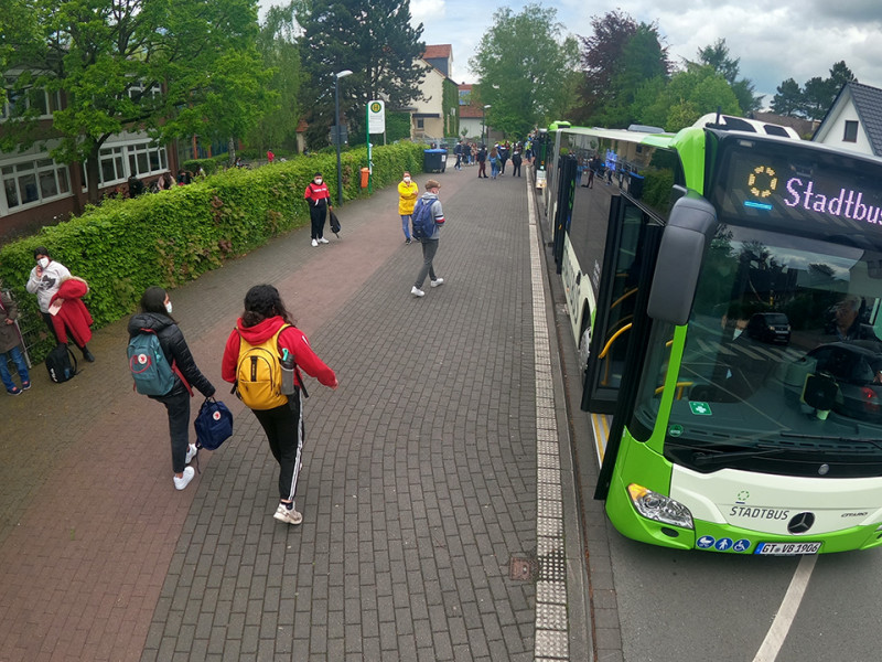 Neue Busverbindung zur Schule