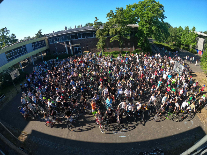 Aktion "JKG radelt" ein voller Erfolg