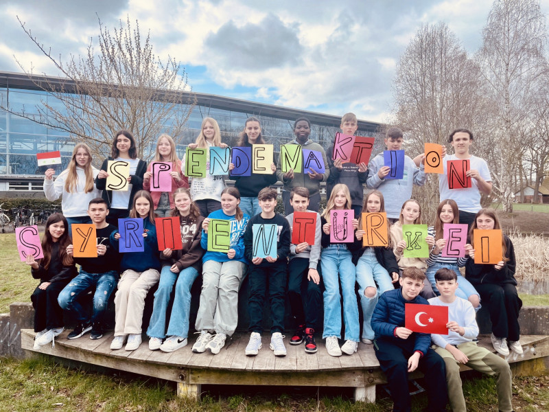 Schüler*innen organisieren Spendenaktion für Erdbebenopfer