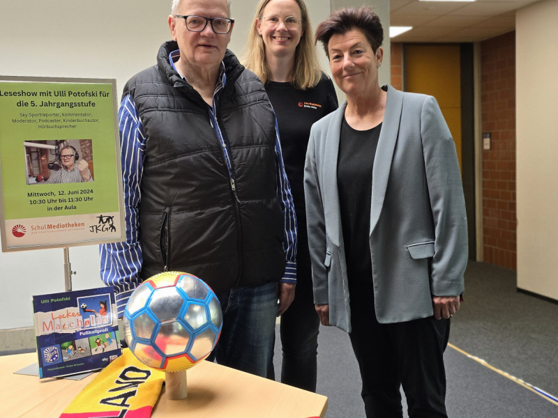 Sportmoderator Ulli Potofski zu Gast in der JKG